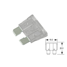 Bright Ride Biztosíték normál késes 25A (átlátszó) autóalkatrész