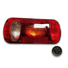 Bright Ride Hátsólámpa univerzális 6 funkciós, tolatólámpás utánfutó