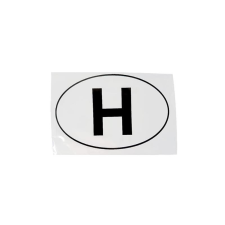 Bright Ride Matrica Magyarország H betű – 145x100mm információs címke