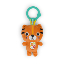 Bright Starts Plüss csörgő C-karikán tigris Jingle Joy™ 0hó+ csörgő