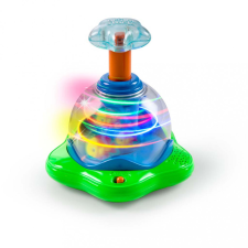 BRIGHT STARTS Zenélő, világító játék Press & Glow Spinner 6hó+ készségfejlesztő