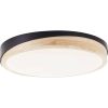 Brilliant G80845/76 Baarlo LED-es mennyezeti lámpa LED Fixen beépített LED-es 24 W Fekete (matt), Fa (G80845/76)