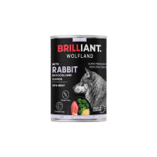 Brilliant Wolfland Rabbit Monoprotein konzerv 800g kutyaeledel