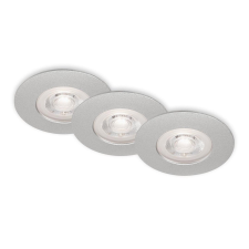 Briloner süllyesztett lámpamodul "KULANA" matt krómszínű 3 db LED/4,9 W világítás