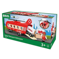 BRIO Teherszállító helikopter (33886) autópálya és játékautó