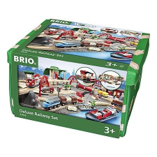 BRIO Vonatszett delux (33052) kisvasút