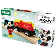 BRIO World 32265 Mickey egér akkumulátoros kisvasút autópálya és játékautó
