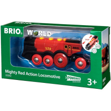 BRIO World 33592 hatalmas piros mozdony kisvasút
