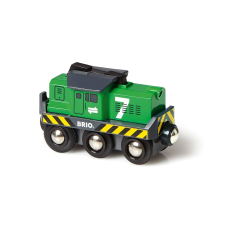 BRIO World Elemes tehermozdony - Zöld (33214) autópálya és játékautó