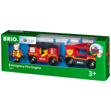 BRIO World Tűzoltóautó (33811) autópálya és játékautó