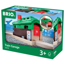 BRIO World Vonatgarázs (33574) autópálya és játékautó
