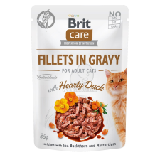 Brit Brit Care Cat Fillets in Gravy - Duck 85 g macskaeledel