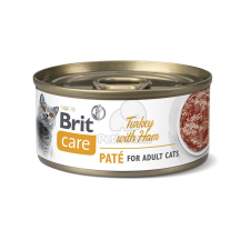 Brit Brit Care Cat Paté Turkye with Ham 24 x 70 g macskaeledel