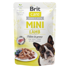 Brit Brit Care Mini Fillets in Gravy - Lamb 85 g kutyaeledel