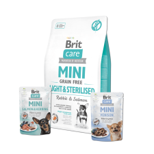 Brit Brit Care Mini Grain Free Light & Sterilised 2 kg kutyaeledel