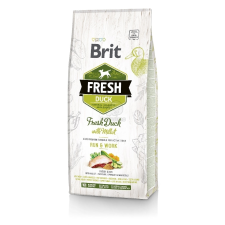 Brit Brit Fresh Active Dogs Run & Work - Kacsa és köles 12 kg kutyaeledel
