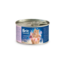 Brit Brit Premium by Nature Cat - Turkey with Liver 200 g macskaeledel