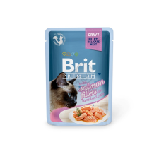 Brit Brit Premium Cat Gravy - Salmon Fillets 24 x 85 g macskaeledel