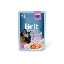 Brit Brit Premium Cat Gravy - Salmon Fillets 6 x 85 g macskaeledel