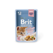 Brit Brit Premium Kitten Gravy - Chicken Fillets 24 x 85 g macskaeledel