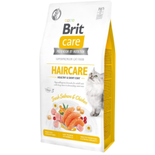Brit Care Cat Grain Free HAIRCARE Salmon and Chicken 2 kg macskaeledel