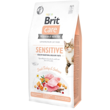 Brit Care Cat Grain Free SENSITIVE Turkey and Salmon 2 kg macskaeledel