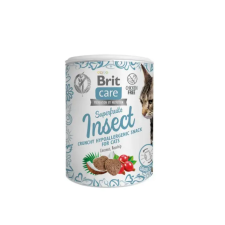 Brit Care Cat Snack Superfruits Insect Hypoallergenic 100g jutalomfalat macskáknak