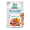 Brit Care Cat Sterilized Fillets in Gravy with Healthy Rabbit 4x85 g