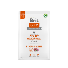 Brit Care Dog Hypoallergenic Adult Medium Breed 3 kg kutyaeledel