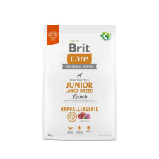 Brit Care Dog Hypoallergenic Junior Large Breed Lamb & Rice kutyatáp 3kg kutyaeledel