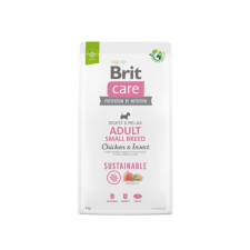 Brit Care Dog Sustainable Insect Adult Small Breed 7 kg kutyaeledel