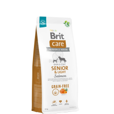  Brit Care Grain-Free Senior & Light - lazac, burgonya 1 kg kutyaeledel