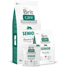 Brit Care Hypoallergenic Senior Lamb & Rice 1kg kutyaeledel
