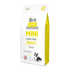 Brit Care Mini Grain Free Adult Lamb 7kg kutyaeledel