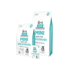 Brit Care Mini Light & Sterilised 2kg kutyaeledel