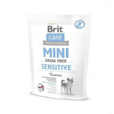 Brit Care Mini Sensitiv 400 g gabona mentes szarvashúsos 170777   x kutyaeledel