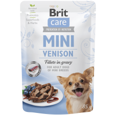  Brit Care Mini Venison fillets in gravy 24 x 85 g kutyaeledel