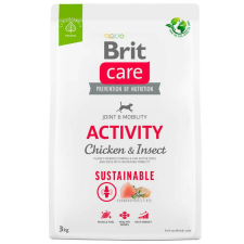 Brit Care Sustainable gluténmentes ACTIVITY 3 kg Chicken&Insect 172191 kutyaeledel