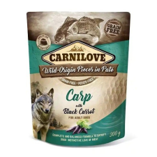 Brit Carnilove Dog tasakos Paté Carp with Black Carrot - Ponty fekete répával 300g kutyaeledel