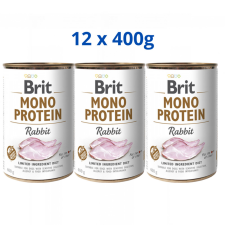 Brit Mono Protein Rabbit konzerv 12x400g kutyaeledel
