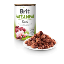  Brit Paté & Meat Kacsa – 24×400 g kutyaeledel