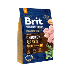 Brit Premium Brit Premium by Nature Medium Adult 3 kg kutyaeledel
