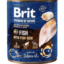 Brit Premium By Nature Adult Fish with Fish Skin konzerv 24x800g kutyaeledel