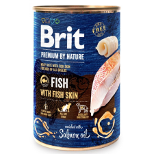 Brit Premium By Nature Brit Premium by Nature Fish with Fish Skin 6x400 g kutyaeledel