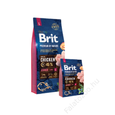Brit Premium By Nature Premium by Nature Large Junior 15kg kutyaeledel