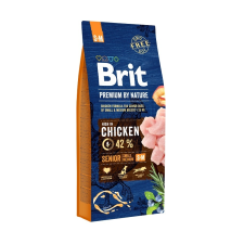 Brit Premium By Nature Senior Small/ Medium kutyatáp 15kg kutyaeledel