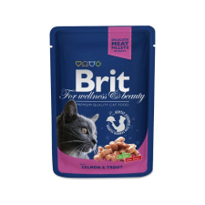 Brit Premium Cat 100 g alutasakos lazac+pisztráng 100271 macskaeledel