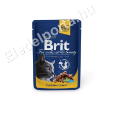 Brit Premium Cat Chicken & Turkey macskaeledel