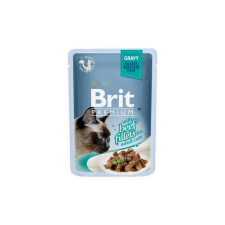 Brit Premium Cat Delicate Fillets in Gravy with Beef 85g macskaeledel