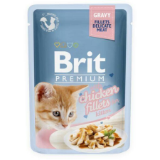 Brit Premium Cat Delicate Fillets in Gravy with Chicken for Kitten 4x85g macskaeledel